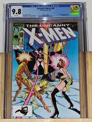 Uncanny X-Men #189 (1984) - CGC 9.8 White Pages - front cover