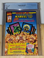 Uncanny X-Men #302 (1993) - CGC 9.8 White Pages - back cover
