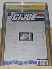 G.I. Joe: A Real American Hero: Silent Option #1 (2018) - Greg Horn Unmasked Dawn Virgin Variant - CGC Signature Series 9.8 White Pages - back cover