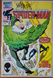 Web of Spider-Man #24 (1986) - front cover