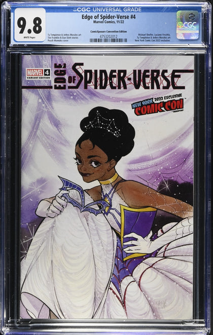 Edge of Spider-Verse (2022) 4 (2022) - Peach Momoko NYCC Exclusive Variant - CGC 9.8 White Pages