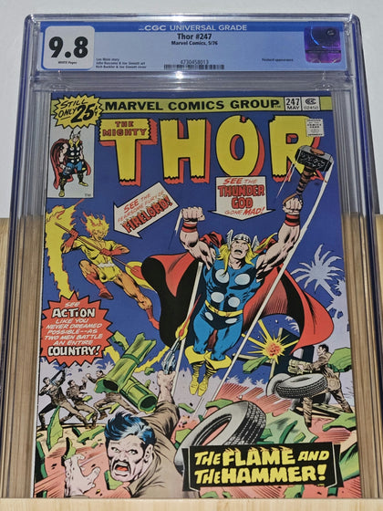 Thor 247 (1976) - CGC 9.8 White Pages