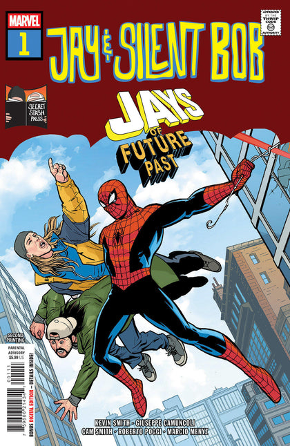 Jay & Silent Bob: Jays of Future Past 1 (2026) - 2nd Prining Giuseppe Camuncoli
