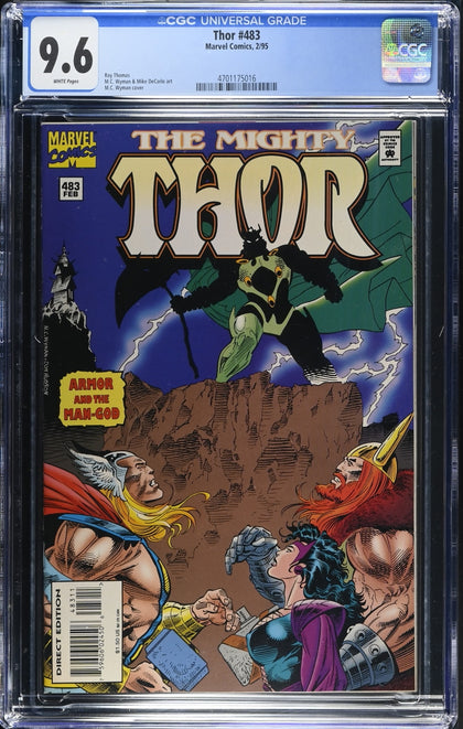 Thor 483 (1994) - CGC 9.6 White Pages