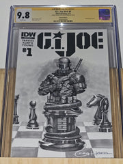 G.I. Joe (IDW) #1 (2014) - CGC Signature Series 9.8 White Pages - front cover