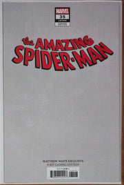 The Amazing Spider-Man #35 (2023) - Matthew Waite Exclusive 8-Bit Variant - back cover