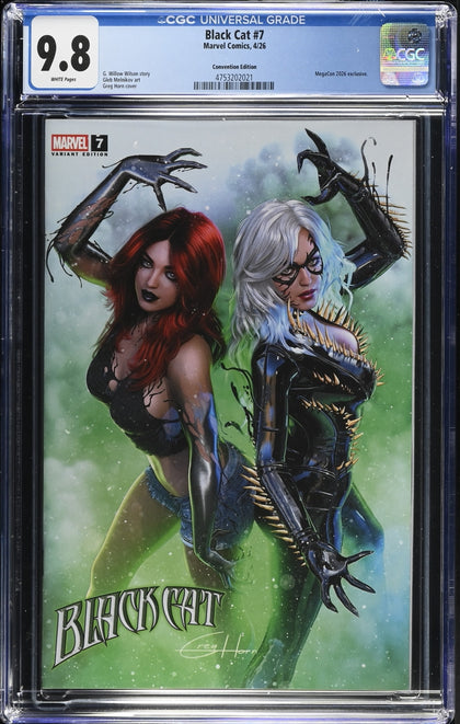 Black Cat 7 (2026) - Greg Horn Trade Exclusive Variant - CGC 9.8 White Pages