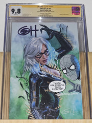 Black Cat #7 (2026) - Greg Horn MegaCon Exclusive Variant (Ltd. 100) - CGC Signature Series 9.8 White Pages - front cover