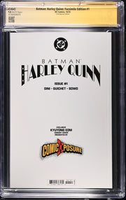 Batman: Harley Quinn #1 (2025) - Kyuyong Eom NYCC Exclusive Facsimile Variant - CGC Signature Series 9.8 White Pages - back cover