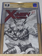 X-Men: Red #1 (2018) - Variant Blank Cover - CGC Signature Series 9.8 White Pages - front cover