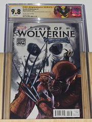 Death of Wolverine #1 (2014) - Salt Lake Comic Con Greg Horn Variant - CGC Signature Series 9.8 White Pages - front cover