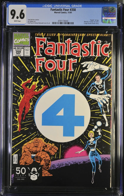 Fantastic Four 358 (1991) - CGC 9.6 White Pages