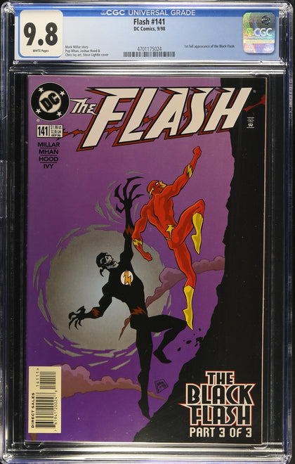 Flash 141 (1998) - CGC 9.8 White Pages