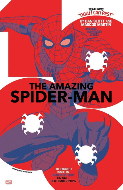 The Amazing Spider-Man 1000 (2026) - Marcos Martín Variant