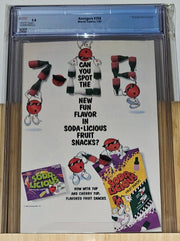 The Avengers #358 (1992) - CGC 9.8 White Pages - back cover