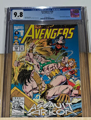 The Avengers #358 (1992) - CGC 9.8 White Pages - front cover