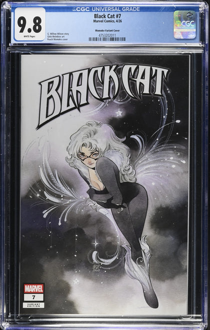 Black Cat 7 (2026) - Peach Momoko Exclusive Variant (Ltd. 2000) - CGC 9.8 White Pages